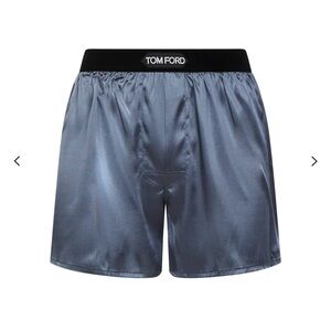 Tom Ford women’s grey silk shorts